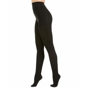 INC International Concepts Women's Sweater-Knit Tights, Black, M/L